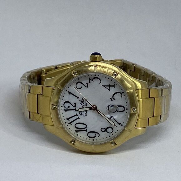 Bertha Grand Jaclyn MOP 316L Women's Stainless Steel Analog Quartz Watch XR183 - Picture 7 of 12